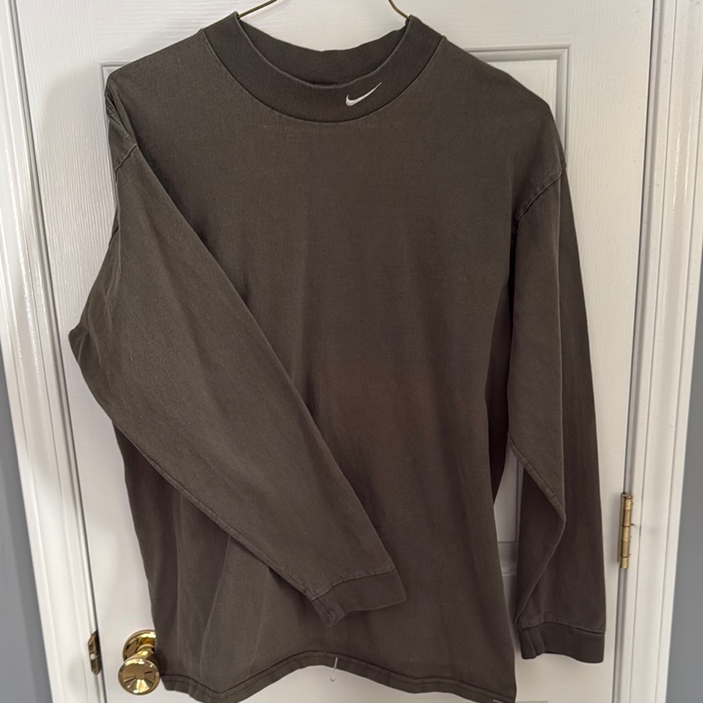 Nike Men's Olive Long Sleeve Shirt